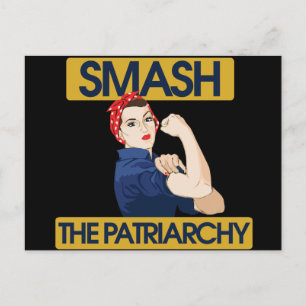 Carte Postale Smash le patriarcat