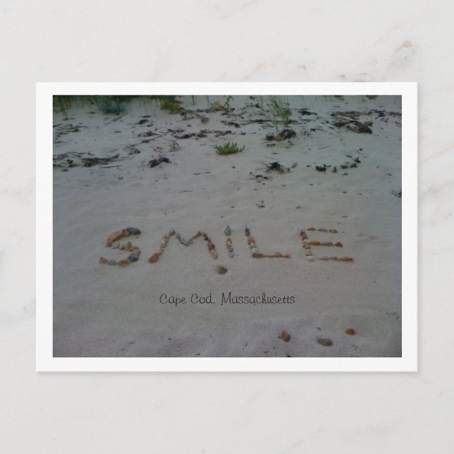 Carte Postale Smile Cape Cod Beach (Devant)