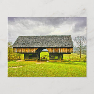 Carte Postale Smoies Cades Cove Cantilever Barn Tipton Place