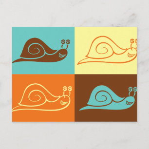 Carte postale Snails
