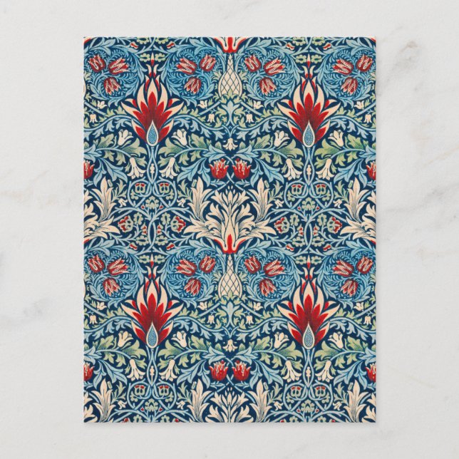 Carte Postale Snakeshead, William Morris (Devant)