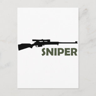 CARTE POSTALE **SNIPER**
