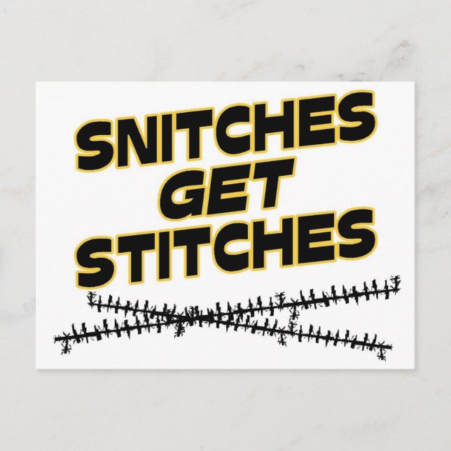 Carte Postale Snitches Obtenir des points (Devant)