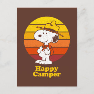 Carte Postale Snoopy   Scout Beagle - Joyeux campeur