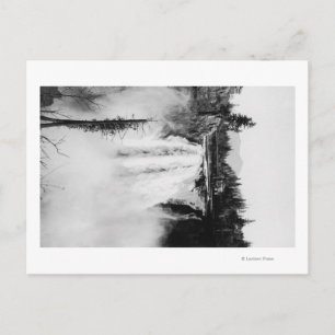 Carte Postale Snoqualmie Falls and Lodge, Washington Photographi