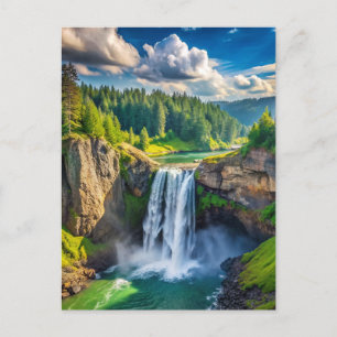 Carte Postale Snoqualmie Falls, WA