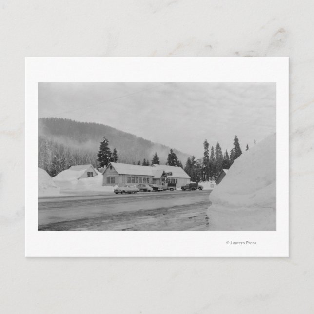 Carte Postale Snoqualmie, WA - Summit Inn Ski Area Photographie (Devant)