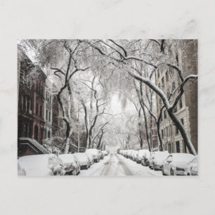 Carte Postale Snow Urban Christmas à Brooklyn