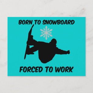Carte Postale Snowboard