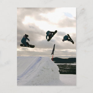 Carte postale Snowboard Trits