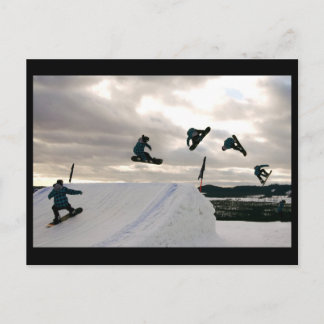 Carte postale Snowboard Trits