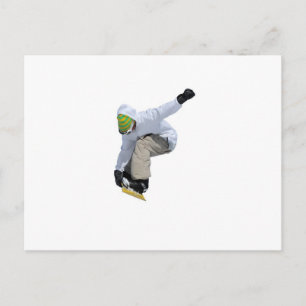 Carte Postale snowboardeur