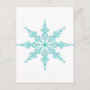 CARTE POSTALE SNOWFLAKE