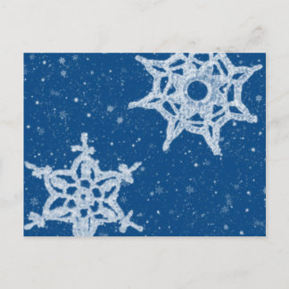 Carte postale Snowflakes