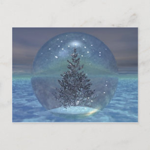 Carte postale Snowglobe