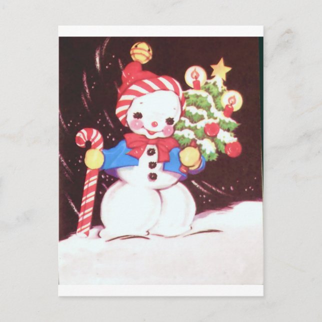Carte Postale Snowman (Devant)