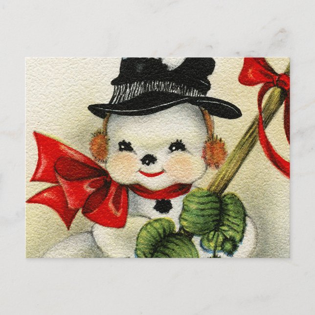 Carte Postale Snowman 004 (Devant)
