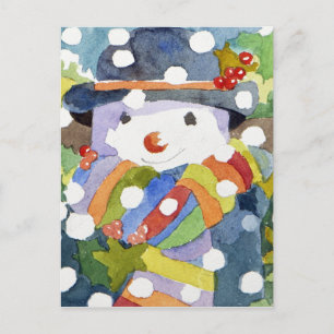Carte Postale Snowman in snow 2011