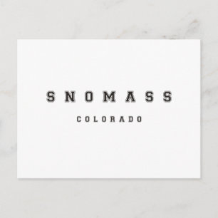 Carte Postale Snowmass Colorado
