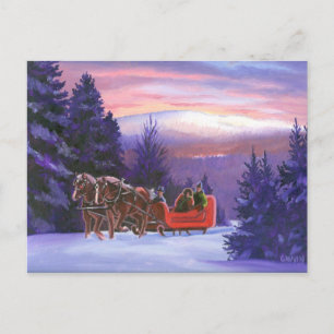Carte postale SnowMountain Sleigh Ride
