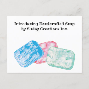 Carte Postale Soap Making Business Soapmakers Promotionnels