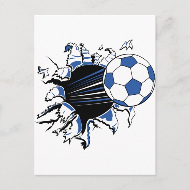 Carte Postale soccer (Devant)