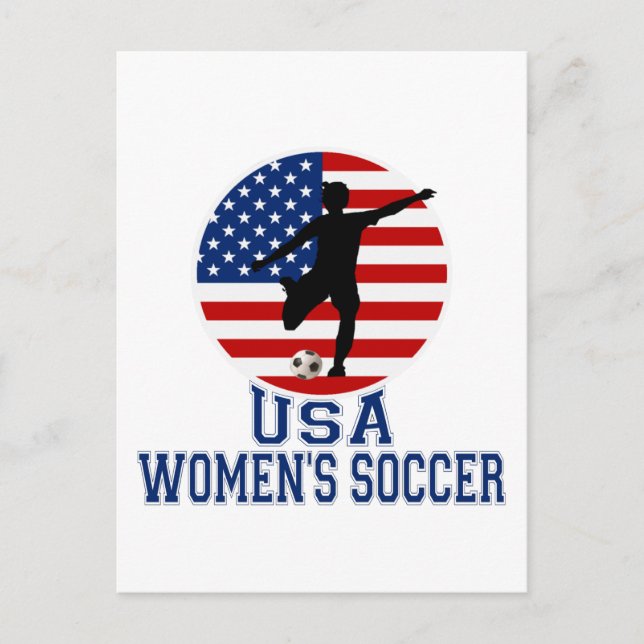Carte Postale Soccer féminin des États-Unis (Devant)