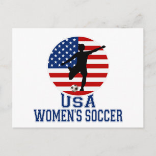 Carte Postale Soccer féminin des États-Unis