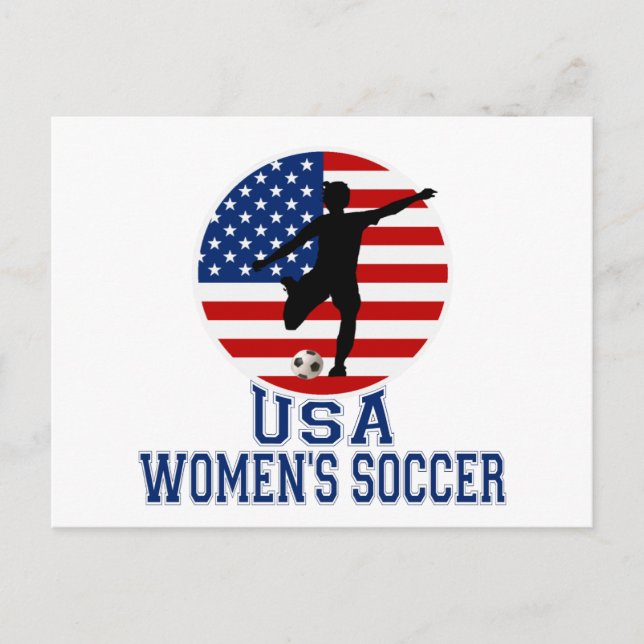 Carte Postale Soccer féminin des États-Unis (Devant)