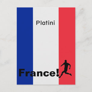 Carte Postale Soccer France, personnalisable