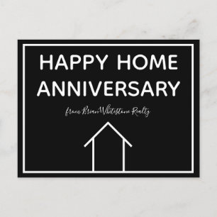 Carte Postale Société immobilière personnalisée Joyeux Anniversa