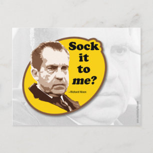Carte Postale Sock it to me...