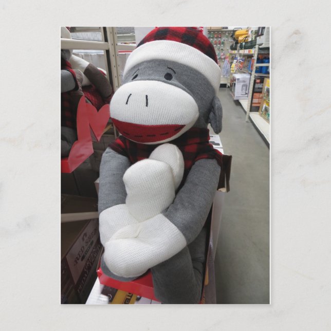 Carte Postale Sock Monkey (Devant)