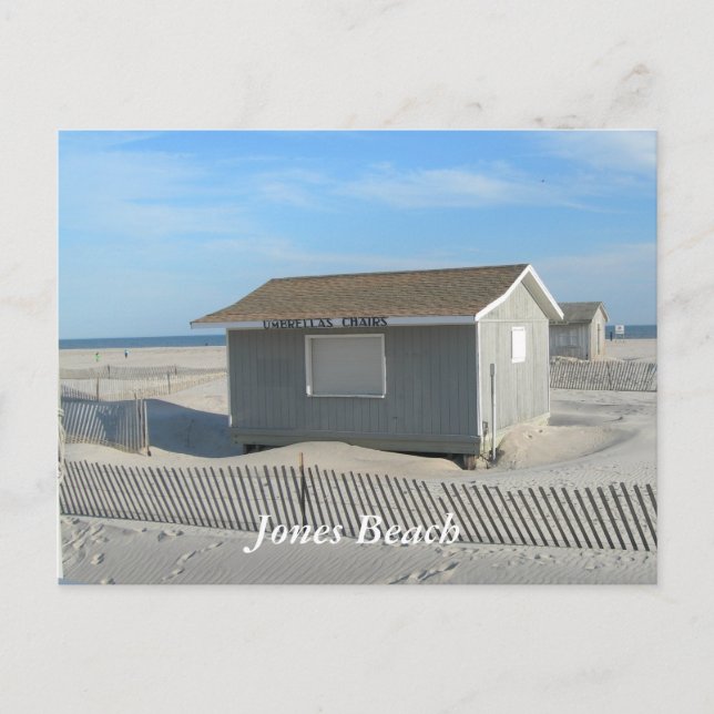 Carte Postale Socle parapluie de Jones Beach (Devant)