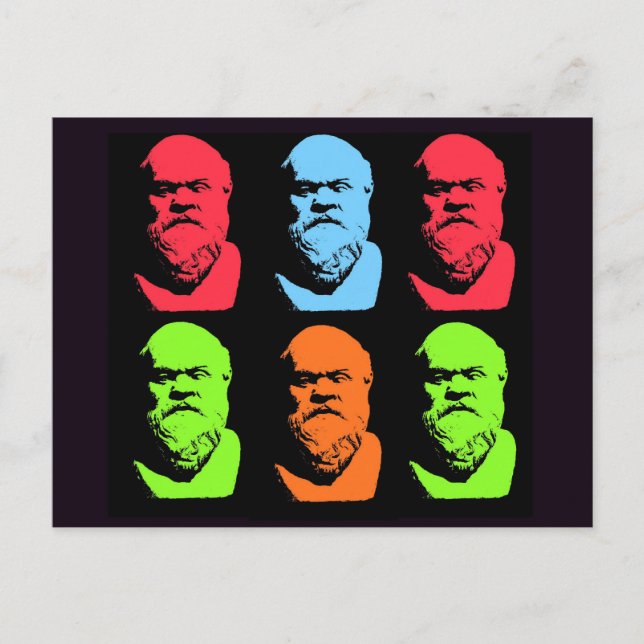 Carte Postale Socrates Collage (Devant)