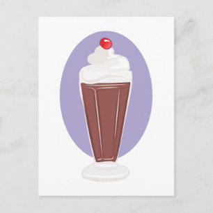 Carte Postale Soda au chocolat