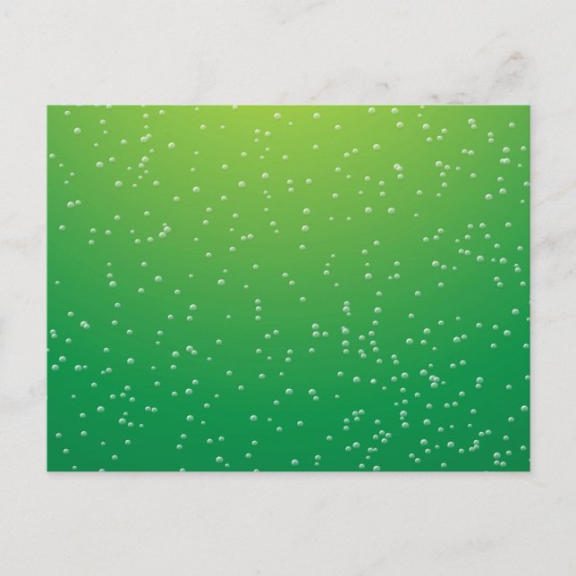 Carte Postale Soda de chaux avec de minuscules bulles Art Arrièr (Devant)