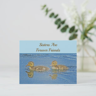 Carte Postale Soeurs Amis Pour Toujours Couteaux Mosaïque Frères