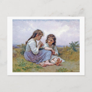 Carte Postale Soeurs, Bouguereau