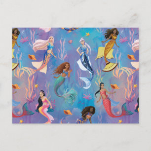 Carte Postale Sœurs du motif océanique de la mer