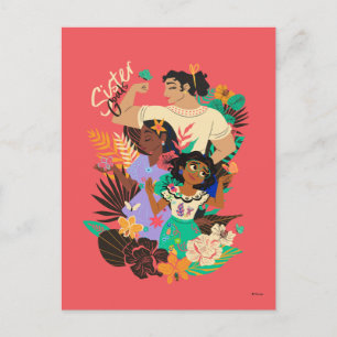 Carte Postale Soeurs Encanto Sister Buts Floral Graphic