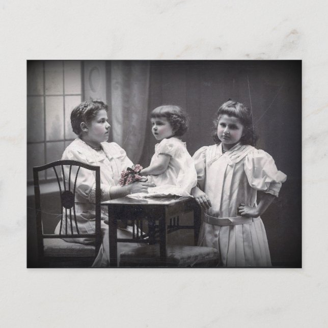 Carte Postale Soeurs vintages (Devant)