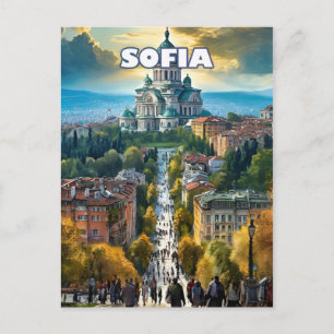 Carte Postale Sofia, capitale aux charmes multiples