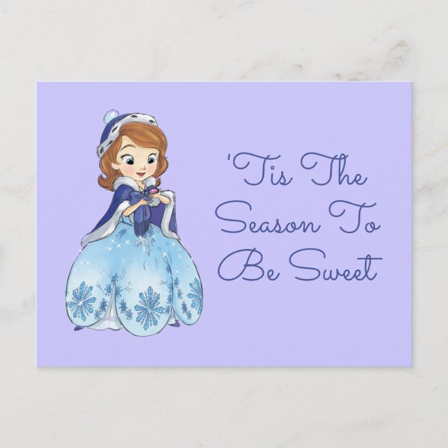 Carte Postale Sofia le premier | Sofia's Snowflake Gown (Devant)