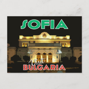 Carte Postale Sofia, visite Bulgarie