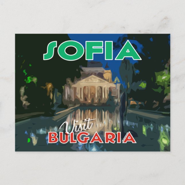 Carte Postale Sofia, visite la Bulgarie... (Devant)