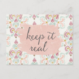 Carte Postale Soft Deco III Keep It Real