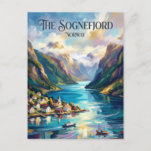 Carte Postale Sognefjord Norvège