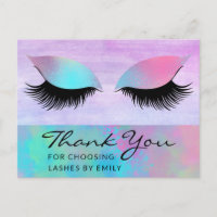 Soins de Merci chic Iridescente moderne tendance