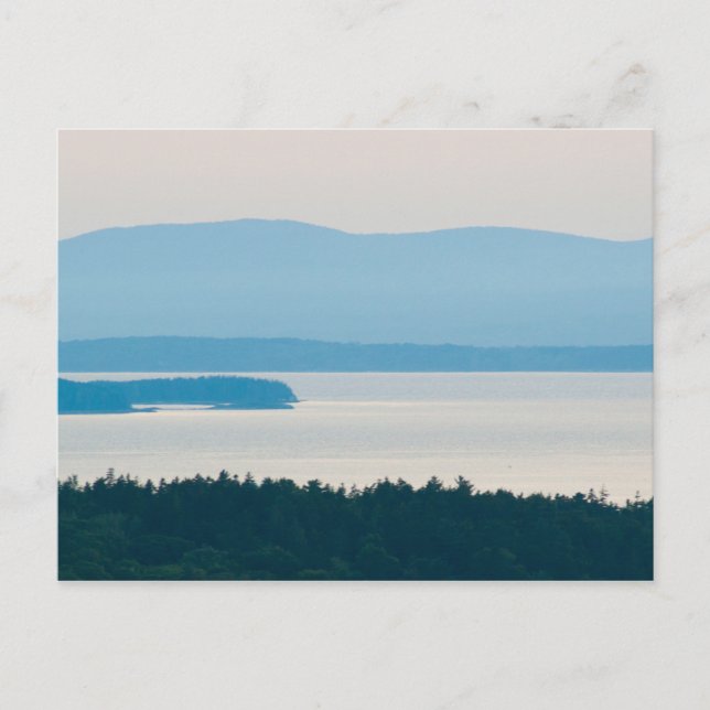 Carte Postale Soirée à Penobscot Bay, Maine (Devant)